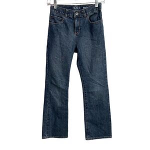 The Children's Place Boys Youth Bootcut Blue Jeans Size 10 Dark Wash